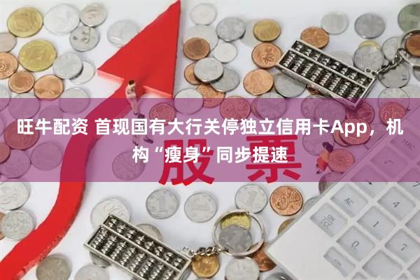 旺牛配资 首现国有大行关停独立信用卡App，机构“瘦身”同步提速